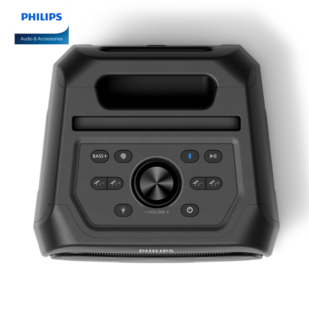 ลำโพงบลูทูธ Philips TAX3000/00 Party Speaker 60W BT Bass+ LED RGB_4